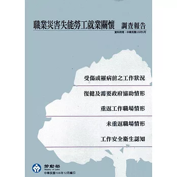 106年職業災害失能勞工就業關懷調查報告