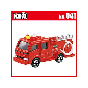 【TOMICA】多美小汽車NO.041 MORITA紅色消防車