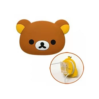 San-X懶熊頭型耳機線收納夾