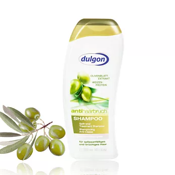 德國得而康Dulgon橄欖葉＆麥蛋白修護分叉洗髮精300ml(效期至2017/4/1)