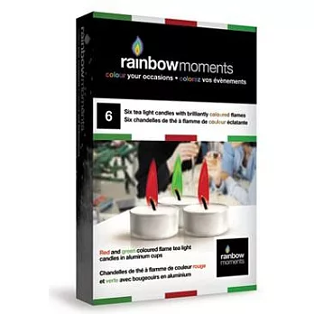 【加拿大Rainbow Moments】彩色火燄鋁殼包 (紅焰+綠焰，共6個)