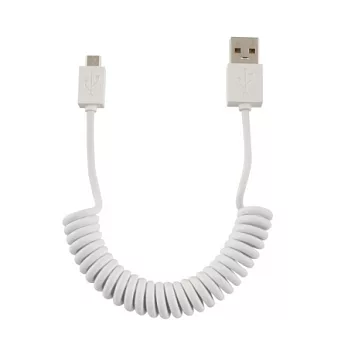 SALOM 迷你型 USB 捲線 (白色)