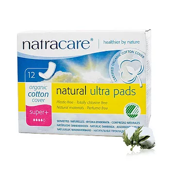 Natracare英國綠可兒有機無氯衛生棉(超薄/量多加強)
