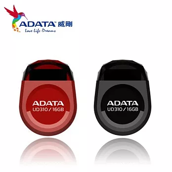 ADATA 威剛 DashDrive Durable UD310 迷你寶石碟【16G】紅寶石