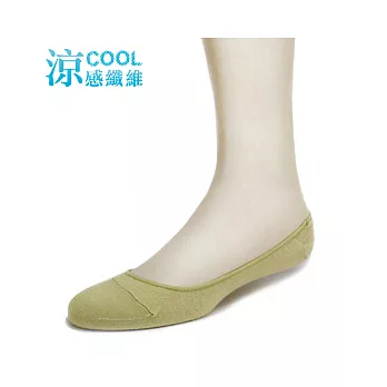 【 PULO 】純色防滑隱形襪-女-芥末綠