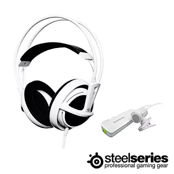 SteelSeries Siberia V1 Full-size Headset 頭戴式全罩耳麥(無瑕白)