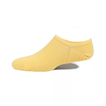 【 PULO 】純棉細針隱形裸襪-M-鵝黃