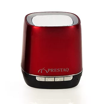 PRESTAQ 迷你藍牙小喇叭紅色