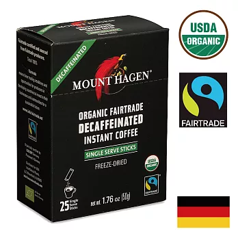 【Mount Hagen】 有機低咖啡因即溶咖啡粉(50g)