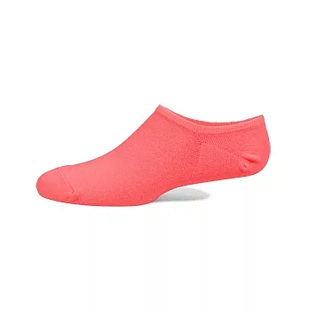 【 PULO 】純棉細針隱形裸襪-M-珊瑚紅