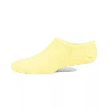 【 PULO 】純棉細針隱形裸襪-M-粉黃