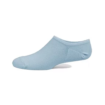 【 PULO 】純棉細針隱形裸襪-L- 水藍