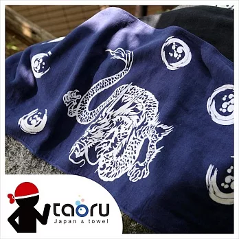 taoru【日本運動毛巾/頭巾】龍的傳人_青龍