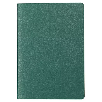 [MUJI 無印良品]再生紙護照筆記本(方眼)/綠.24頁