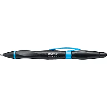 STABILO 德國天鵝牌 SMARTball 2.0 右手專用 人體工學 觸控+藍色原子筆(共3色可選)黑/藍