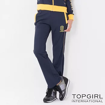 TOP GIRL-魅力無限顯瘦修身套裝-褲子S藍