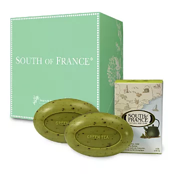 South of France 南法馬賽皂 普羅旺斯綠茶馬卡龍手工皂禮盒 170gx2