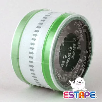 【ESTAPE】抽取式Memo貼-色頭綠（14mm/重複貼黏/可書寫/便利貼/手帳/標籤/註記）