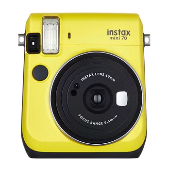 (公司貨)FUJIFILM instax mini 70 拍立得相機-送空白底片/黃色