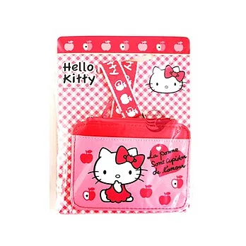 【Hello Kitty】二代證件套連頸繩(粉)