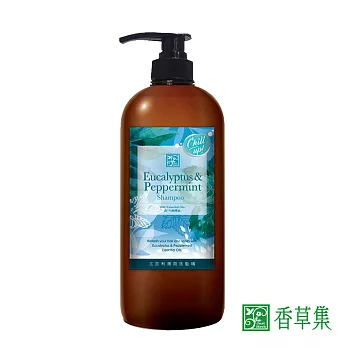 【香草集JustHerb】尤加利薄荷洗髮乳1000ml (限定加量版)