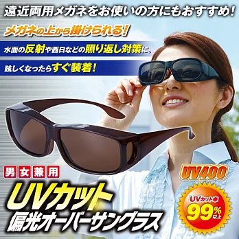 【艾美迪雅】1007246_抗UV偏光太陽眼鏡(咖啡色)