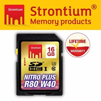 力鍶 Strontium NITRO PLUS UHS-1 U3 SD 16GB 高階SD記憶卡