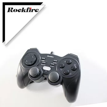 Rockfire斯卡帝Skadi PC/PS3遊戲手把/搖桿QF-521UVS-C黑色