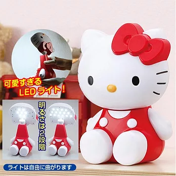 【日本進口正版】三麗鷗 Hello Kitty 造型LED燈 檯燈/省電夜燈