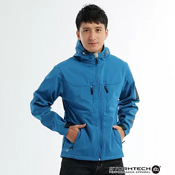 【STORMTECH】HS-1獨家輕薄防水透氣刷毛保暖外套-男S藍色