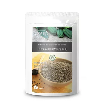 【樸優樂活】100%無糖醇香黑芝麻粉(400g/包)