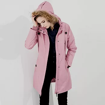 【ST.MALO】輕量蓄熱棉PARKA COAT -1232WJ-2XL粉玫