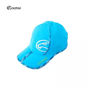 ADISI 反光折眉Supplex抗UV球帽(青少年適用)AS16041 / 城市綠洲 (UPF40+.防曬.防紫外線.機能帽.吸濕快乾透氣) 藍/F