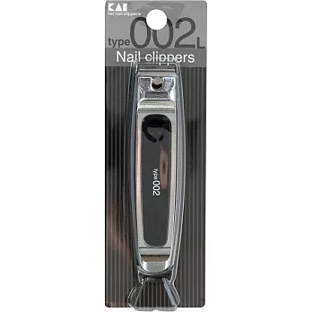 日本貝印抗菌指甲刀(黑/002/L) KE-0131