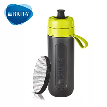 德國BRITA Fill &Go Active 運動濾水瓶600ml (內含1入濾片)綠色