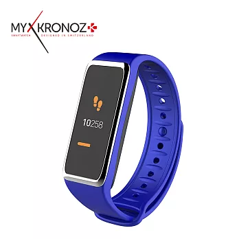 MyKronoz ZeFit3 防水運動腕錶藍色