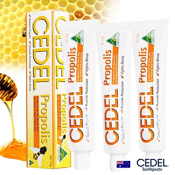 澳洲CEDEL蜂膠抗菌無糖牙膏110g三入