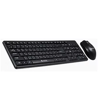 KINYO夢幻快手USB鍵盤+光學滑鼠組KBM-185黑色
