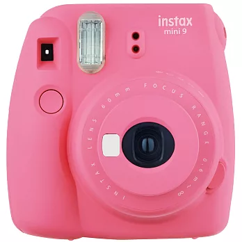 (公司貨)FUJIFILM instax mini 9 拍立得相機-送空白底片/ 火鶴紅