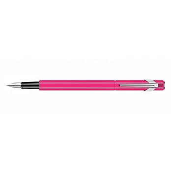 CARAN D’ACHE849 鋼筆,EF螢光粉