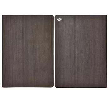 ATCOM Apple iPad 2/3/4 木紋掀式平版保護套(深棕)