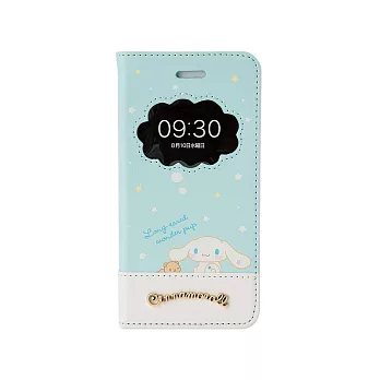 《Sanrio》大耳狗喜拿 iPhone7雲朵造型開窗PU皮革折式保護套