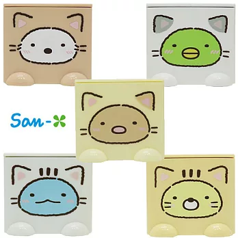 【日本進口正版】San-X 角落生物 疊疊樂 收納盒/抽屜盒 桌面收納 -小貓款