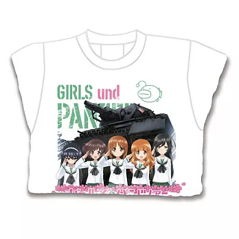 少女與戰車-T恤(1)-XL