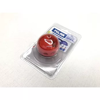 MILAN 圓型雙孔削筆器紅