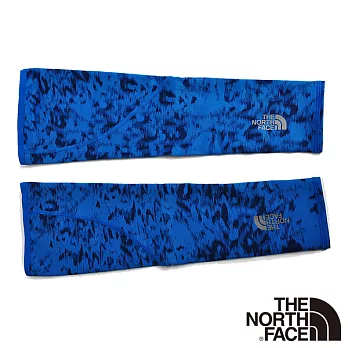 【The North Face】抗UV袖套L轟炸機藍印花