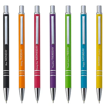 【IWI】Message Pen信息筆 0.5mm藍色油性原子筆-7支裝