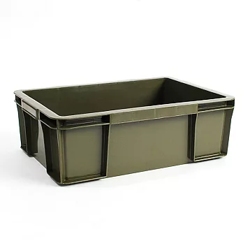 【Trusco】塑膠收納盒（大）-墨綠