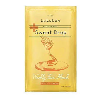 日本LuLuLun Plus 植萃面膜-紐西蘭麥盧卡蜂蜜(１片裝)