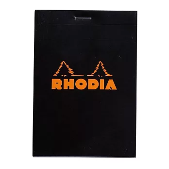 【Rhodia】Basics_N°12上翻裝訂筆記本2入組(方眼/白內頁)(黑)(8.5x12cm)